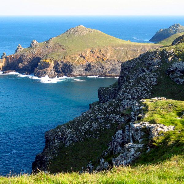 North Cornwall coastline near Rock